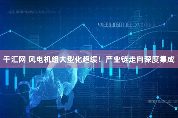 千汇网 风电机组大型化趋缓！产业链走向深度集成