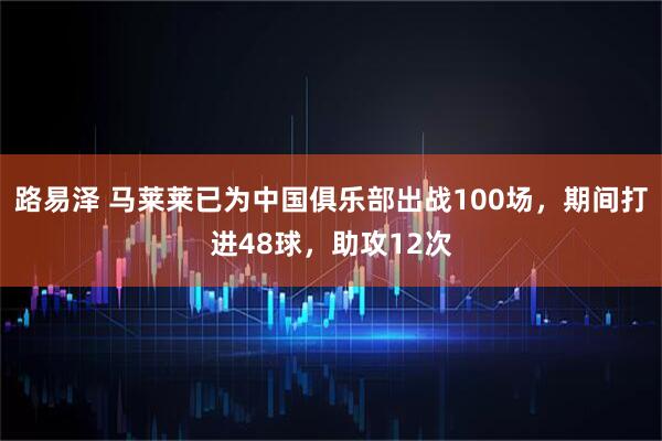 路易泽 马莱莱已为中国俱乐部出战100场，期间打进48球，助攻12次